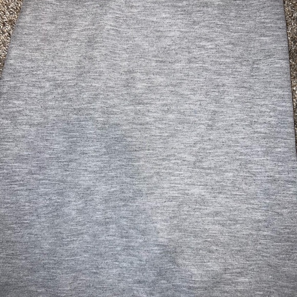 Zara Trafaluc Grey Bodycon Stretch Back Slit Knee Length Casual Dress size S - Picture 4 of 7